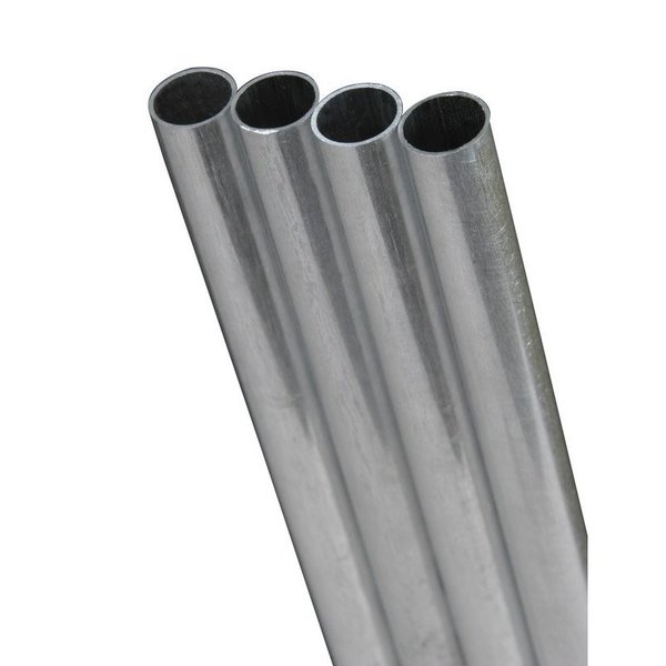 K&S Precision Metals K&S 3/8 in. D X 3 ft. L Round Aluminum Tube 9315
